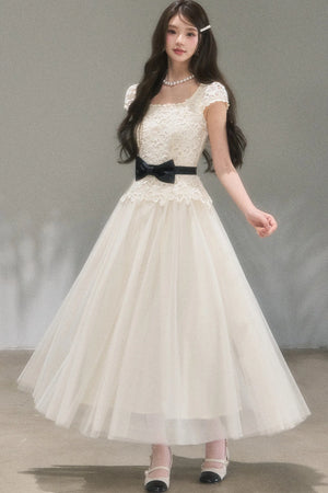 Swan Dream Lace Dress