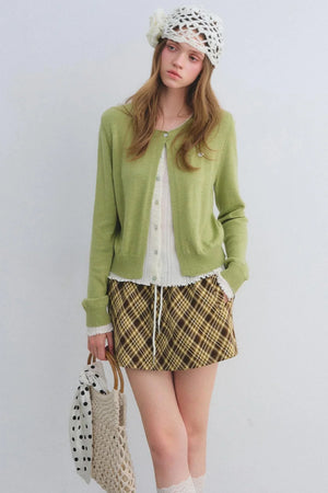 Sweet and Spicy A-line Mini Skirt