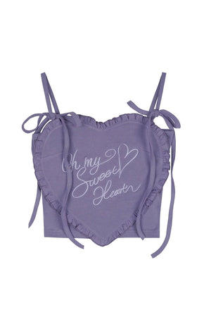 Sweet Cool 3D Heart Camisole Set-Up