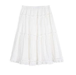 Sweet Cotton Plaid Skirt Set-Up