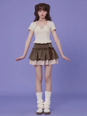 Sweet Fit Square Neck Top