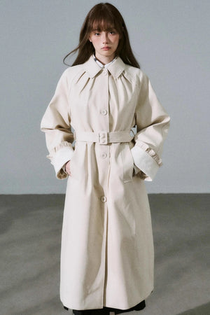 Sweet Flower Trench Coat