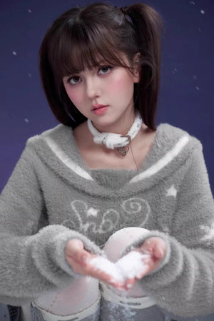 Sweet Gray Sailor Sweater