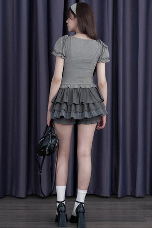 Sweet Lust Bubble Sleeve Top