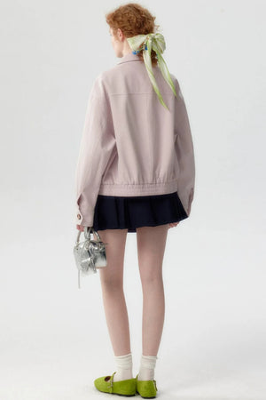 Sweet Pink Tencel Jacket