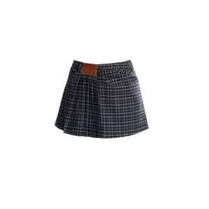 Sweet Retro Plaid Skirt Suit Set-Up