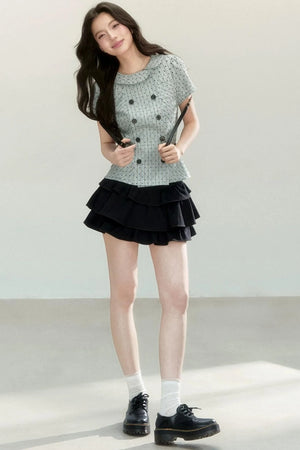 Sweet Ruffled Cake Skirt