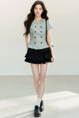 Sweet Ruffled Cake Skirt
