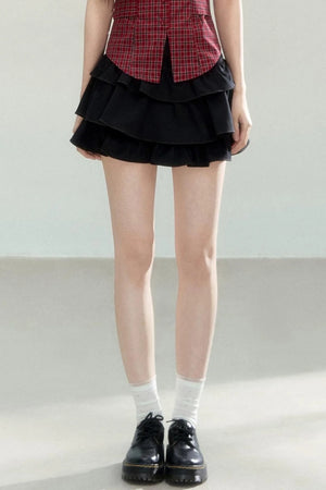 Sweet Ruffled Cake Skirt