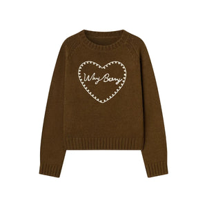Sweet Thoughts Heart Sweater