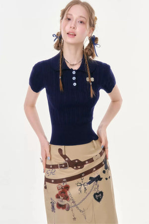 Sweet Twist Knitted Top
