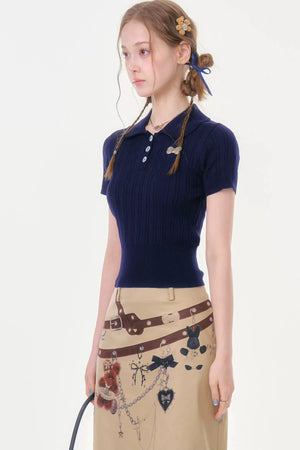Sweet Twist Knitted Top
