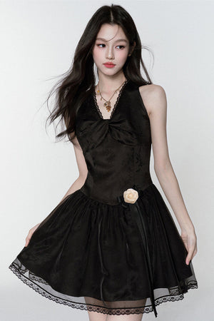Sweet V-Neck Dress