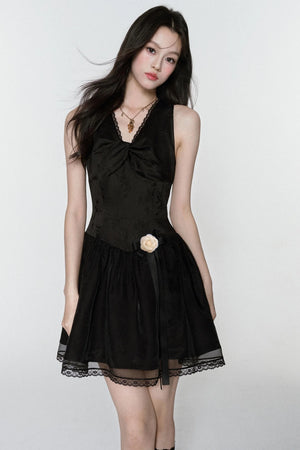 Sweet V-Neck Dress