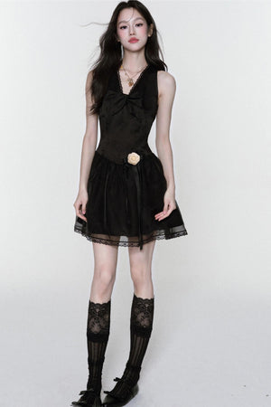 Sweet V-Neck Dress