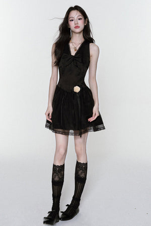 Sweet V-Neck Dress