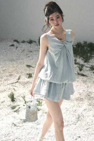Sweet V-Neck Summer Dress