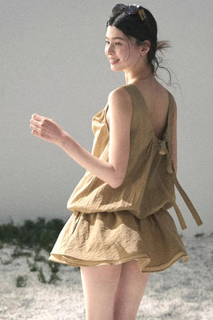 Sweet V-Neck Summer Dress