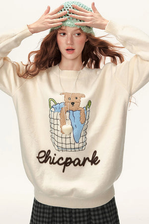 Sweet Vintage Bear Top