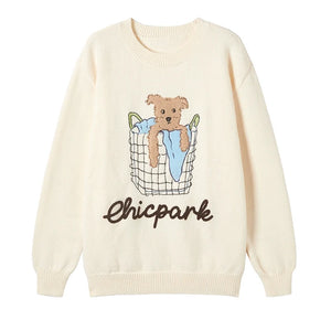 Sweet Vintage Bear Top