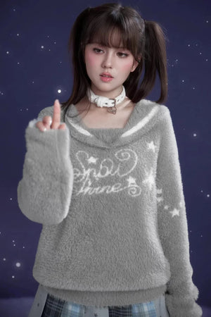 Sweet White Plush Choker