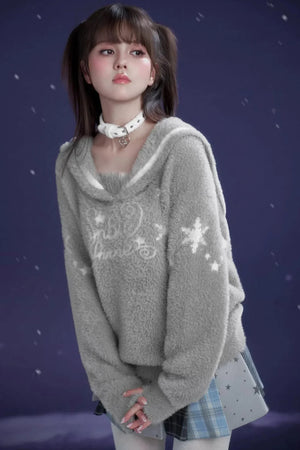 Sweet White Plush Choker
