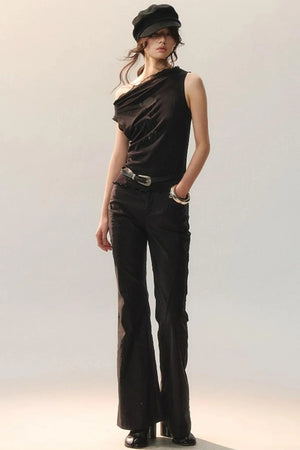 Tassel Embroidery Knit Top