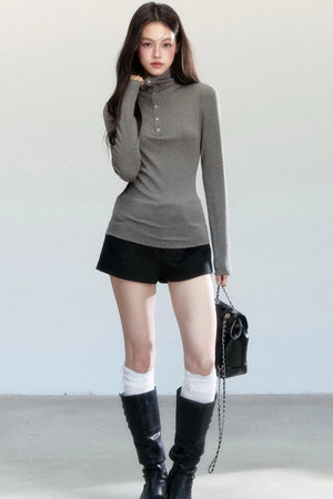 Temperament Slim Sleeve T-shirt