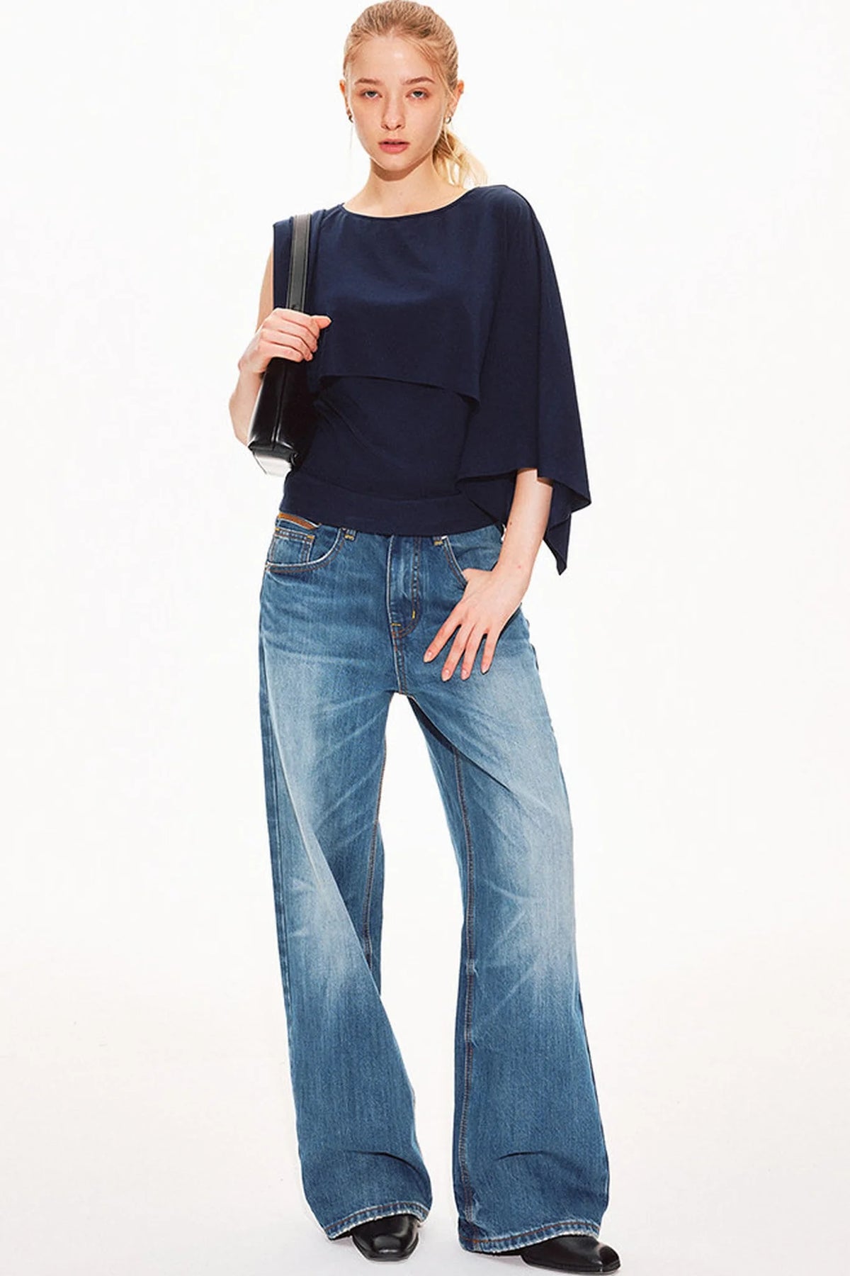 Tencel Cape Sleeve Vest