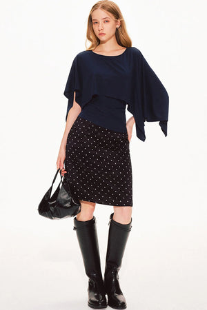 Tencel Cape Sleeve Vest