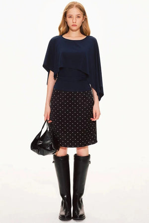 Tencel Cape Sleeve Vest