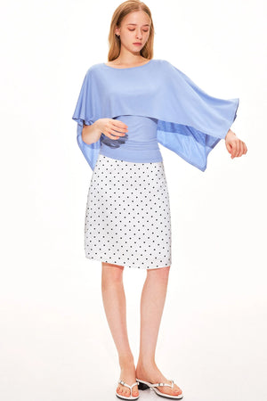 Tencel Cape Sleeve Vest