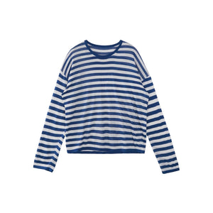 Tencel Knit Striped Two-Piece Set-Up