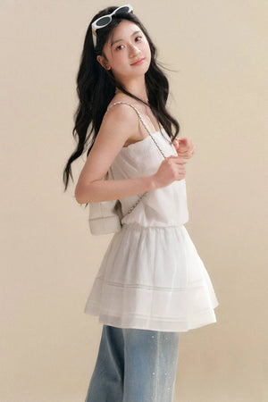 Tencel Lace Patchwork Dress