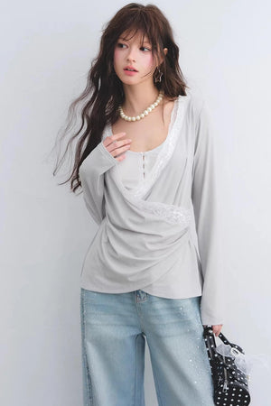 Tencel Lace Swing Top