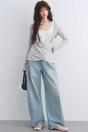 Tencel Lace Swing Top