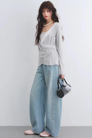 Tencel Lace Swing Top