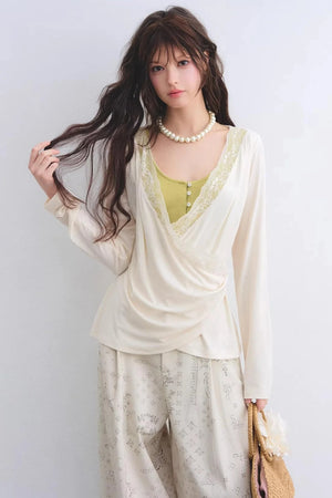 Tencel Lace Swing Top