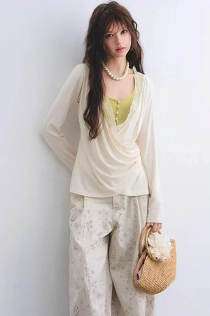 Tencel Lace Swing Top