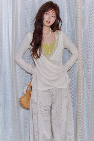 Tencel Lace Swing Top