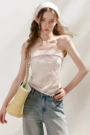 Tencel Linen Asymmetrical Top