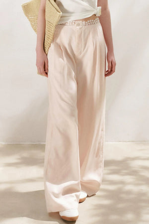 Tencel Linen Lace Pants