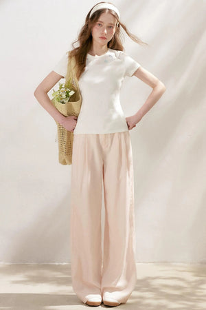 Tencel Linen Lace Pants