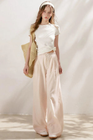 Tencel Linen Lace Pants