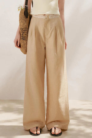 Tencel Linen Lace Pants