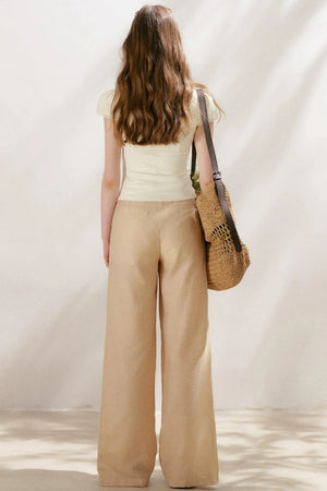 Tencel Linen Lace Pants