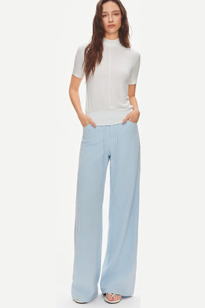 Tencel Modal Half-High Collar Blouse