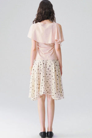 Tencel Polka Dot Skirt