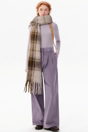 Tencel Wool Seamless Turtleneck Sweater