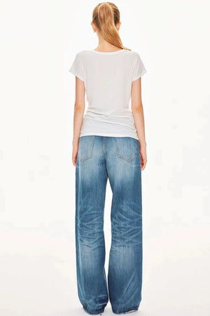Tencel Wool V-Neck Top